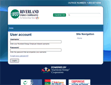 Tablet Screenshot of intranet.riverlandenergy.com